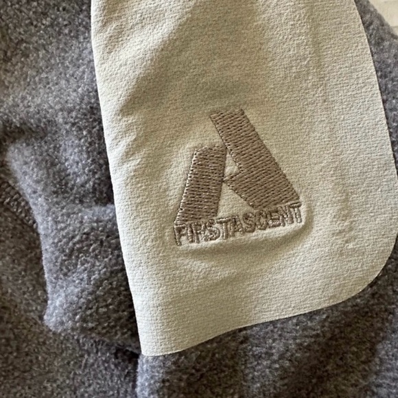 Eddie Bauer First Ascent Fleece Sweater Gorpcore Knit Jacket, Gray, Size M/P - Picture 12 of 16